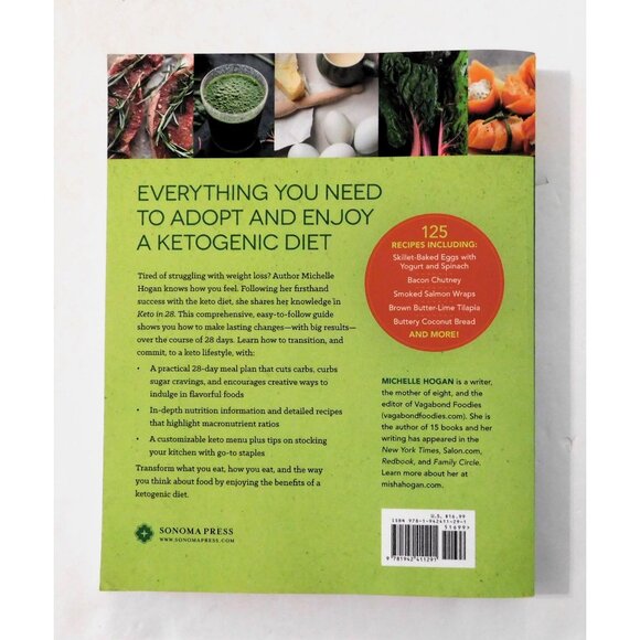 Keto In 28 The Ultimate Low-Carb High-Fat Weight-Loss Solution By Michelle Hogan - Picture 2 of 6
